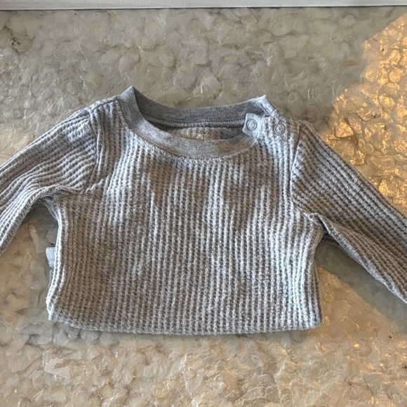 Garanimals Gray Waffle Knit Kids Sweater - Picture 1 of 3